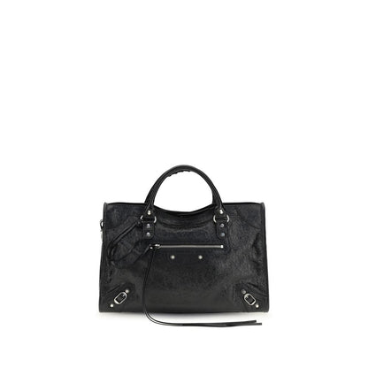 Balenciaga Schwarze Lammleder Schultertasche Ovis Aries Aries