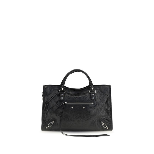 Balenciaga Schwarze Lammleder Schultertasche Ovis Aries Aries