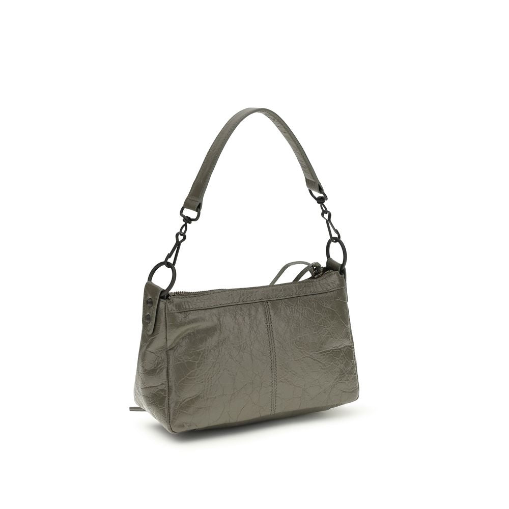Balenciaga Schultertasche aus zweifarbigem Kalbsleder Bos Taurus