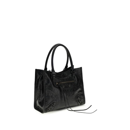 Balenciaga Schwarze Lammleder Schultertasche Ovis Aries Aries