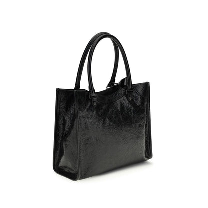 Balenciaga Schwarze Lammleder Schultertasche Ovis Aries Aries
