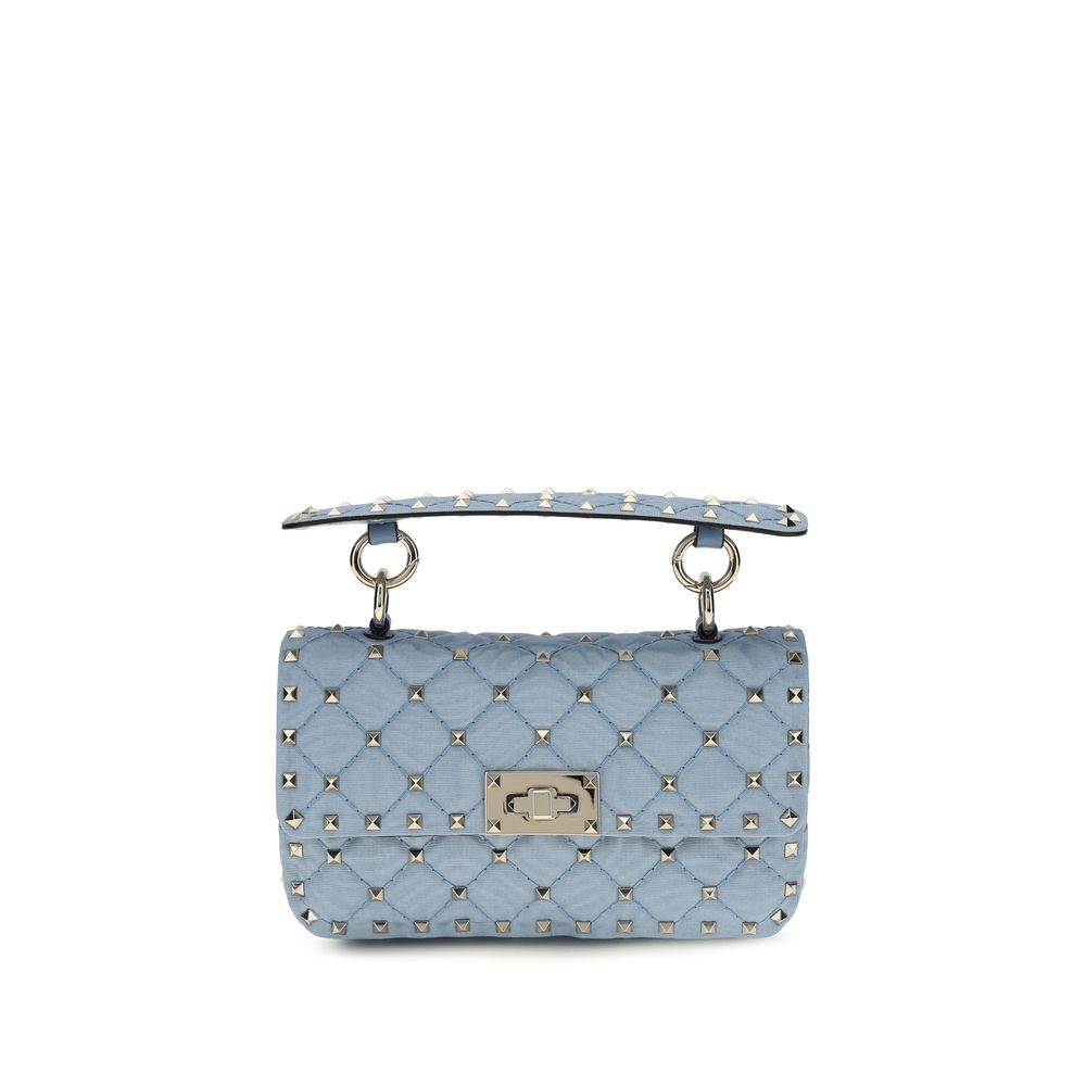 Valentino Garavani Blaue Schultertasche aus Viskose