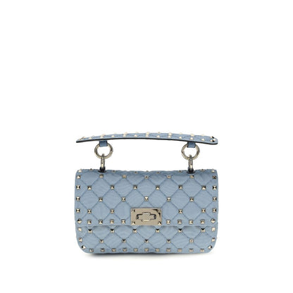 Valentino Garavani Blaue Schultertasche aus Viskose
