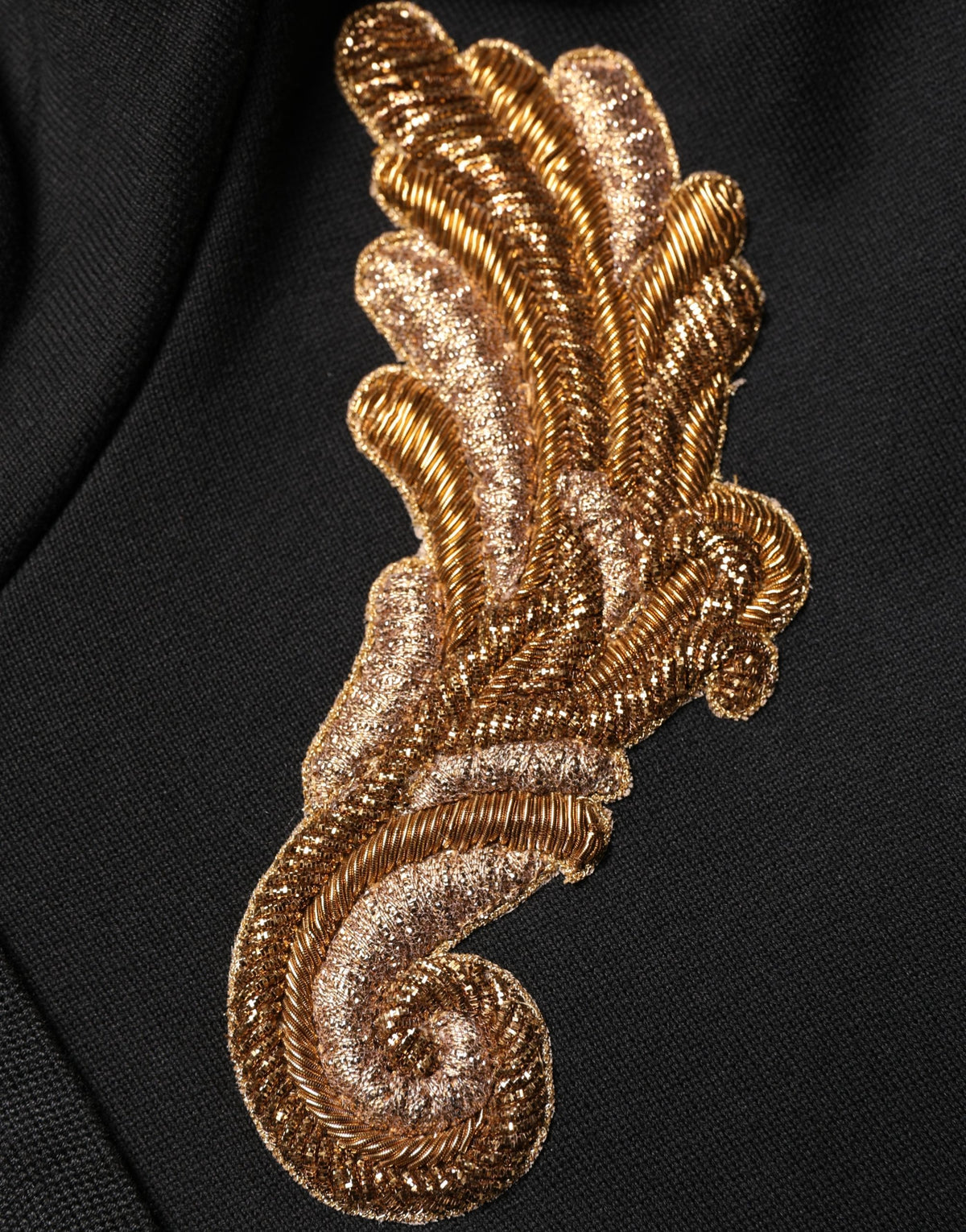 Dolce & Gabbana Black Cotton Sweater