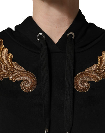 Dolce & Gabbana Black Cotton Sweater