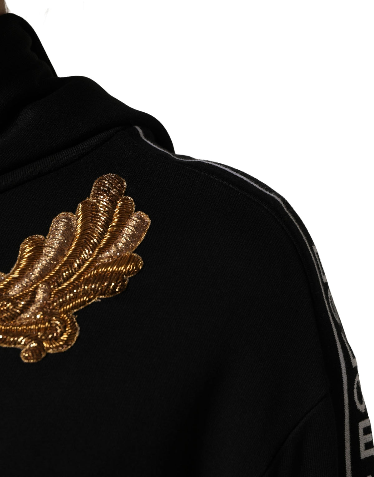 Dolce & Gabbana Black Cotton Sweater