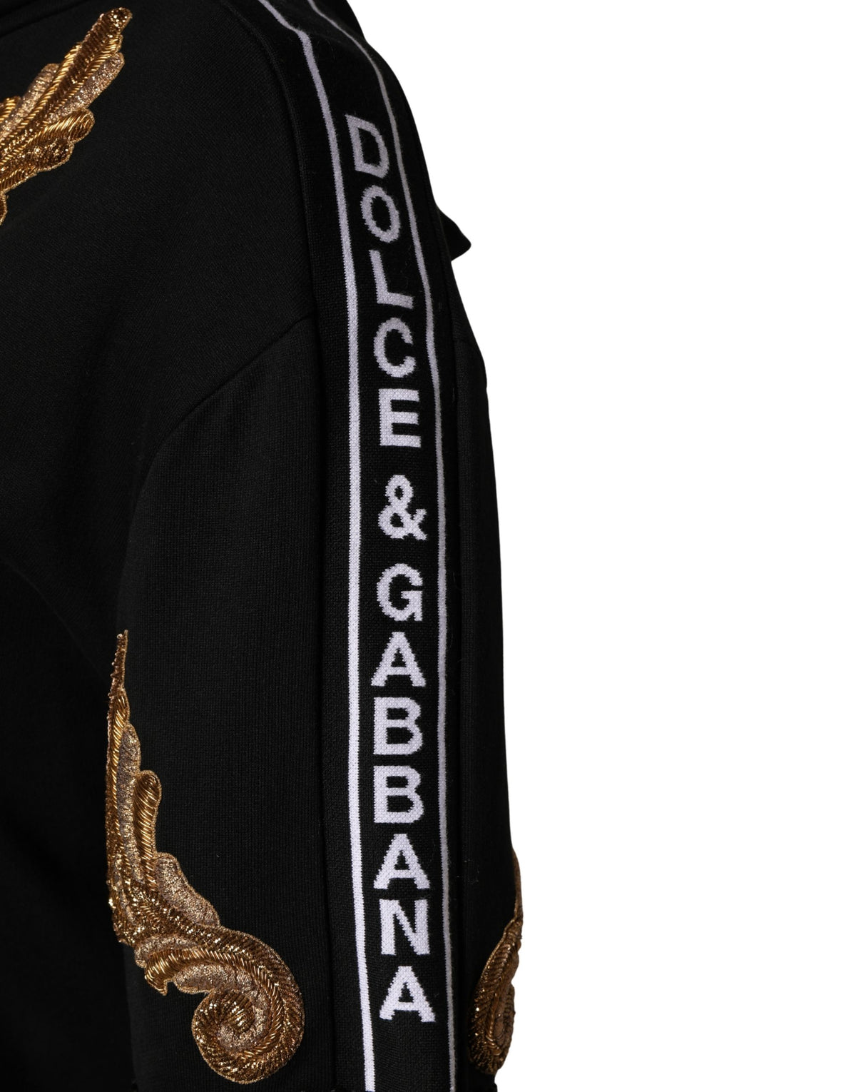 Dolce & Gabbana Black Cotton Sweater