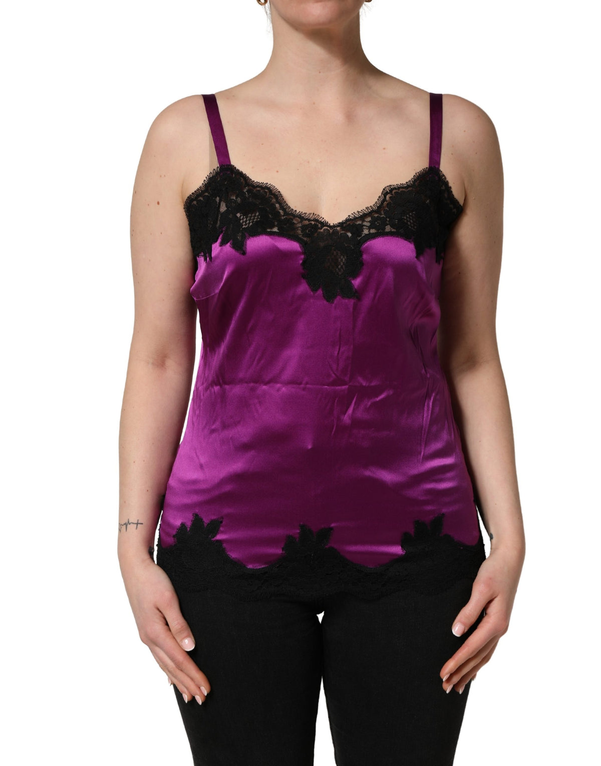 Dolce & Gabbana Top – colore Viola – Seta