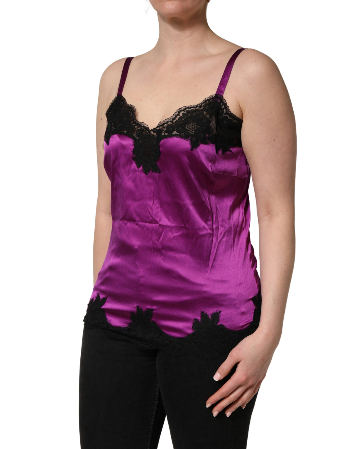 Dolce & Gabbana Top – colore Viola – Seta