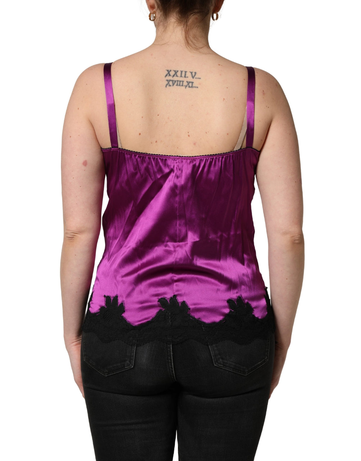 Dolce & Gabbana Top – colore Viola – Seta