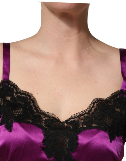 Dolce & Gabbana Top – colore Viola – Seta