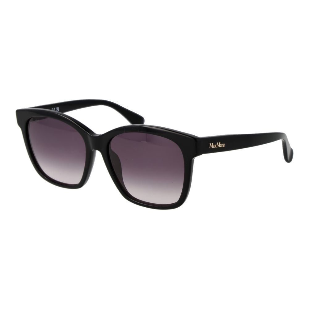 Max Mara Schwarze Sonnenbrille aus Acetat