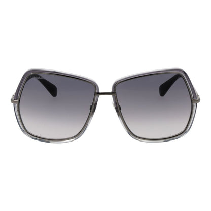 Max Mara Graue Sonnenbrille aus Metall