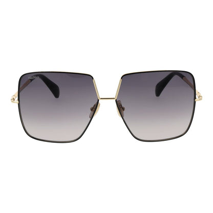 Max Mara Schwarze Sonnenbrille aus Metall