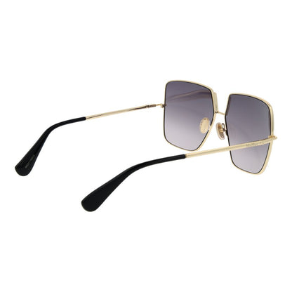 Max Mara Schwarze Sonnenbrille aus Metall