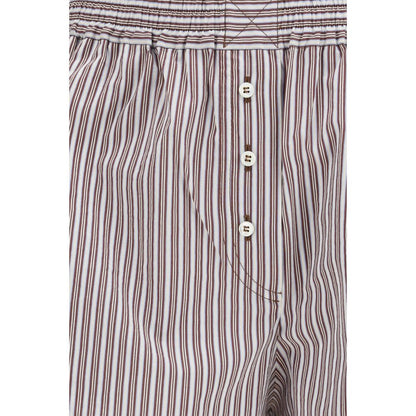 Brunello Cucinelli Mehrfarbige Baumwoll-Bermudashorts