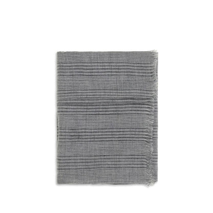 Brunello Cucinelli Grauer Leinen-Schal