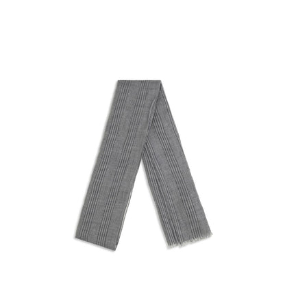 Brunello Cucinelli Grauer Leinen-Schal