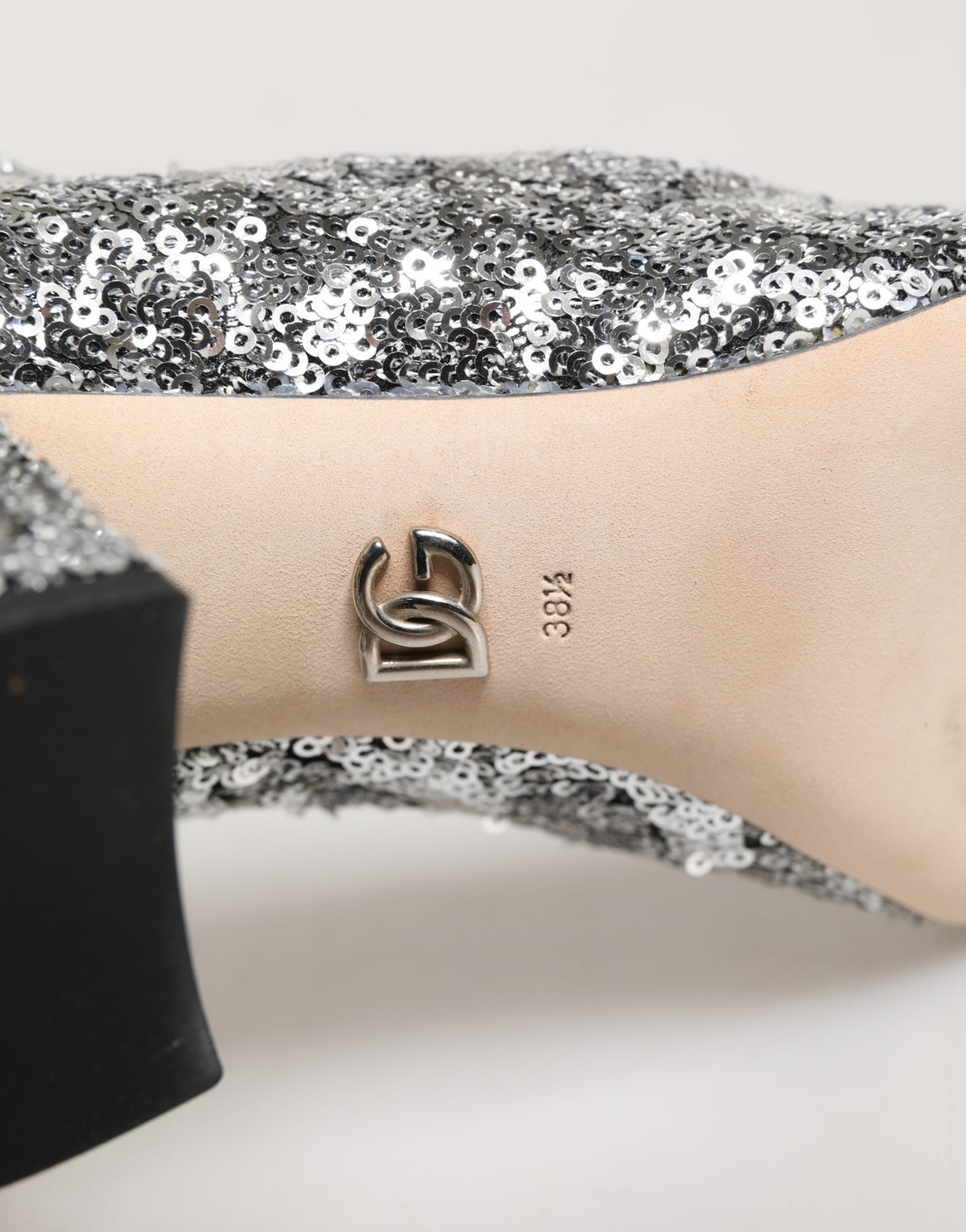 Dolce & Gabbana Silver Polyester Boots