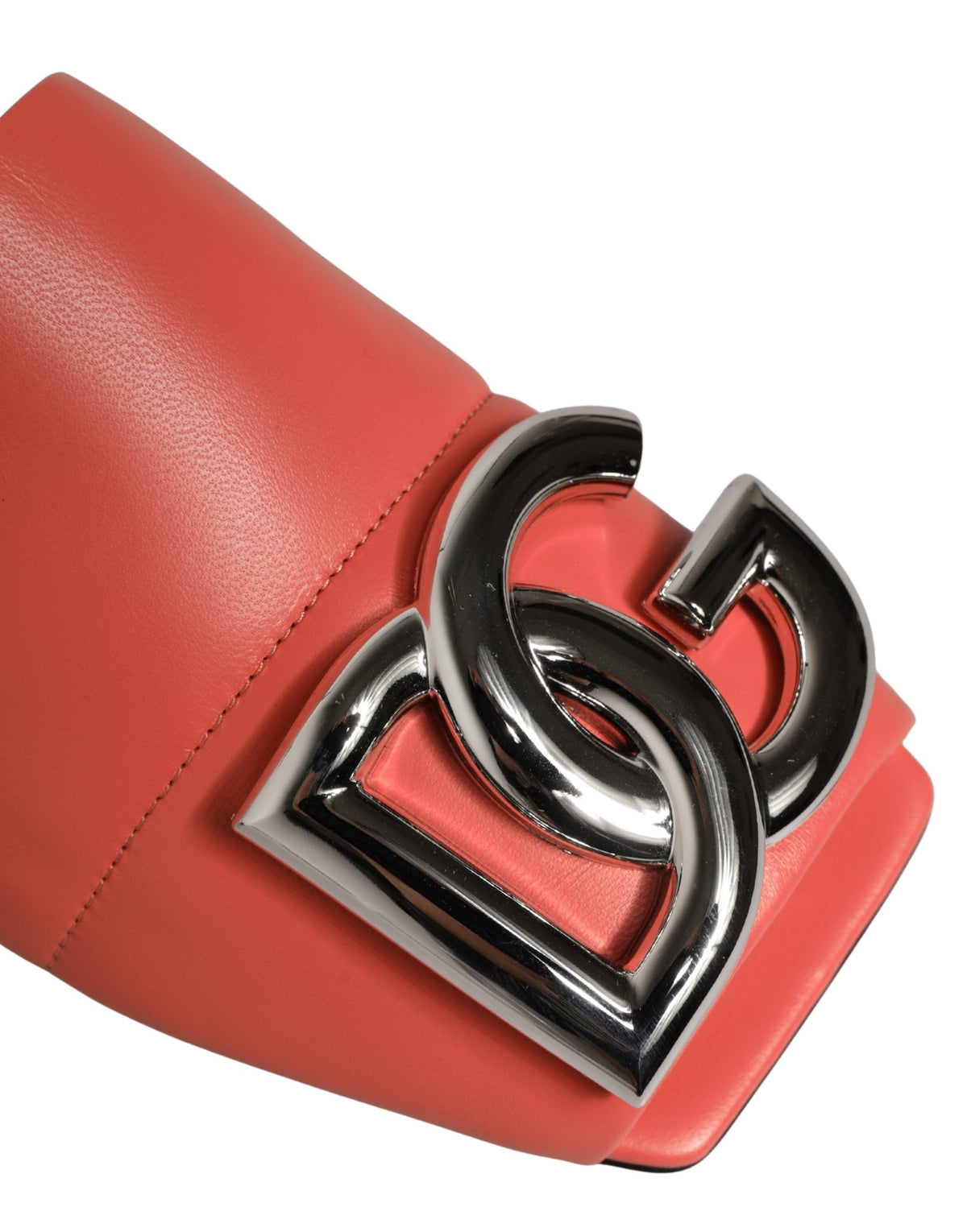 Dolce & Gabbana Sandali – colore Arancione – Pelle
