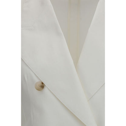 Dolce & Gabbana Weißer Baumwollblazer
