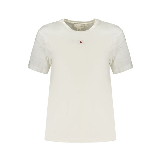Calvin Klein Weißes Baumwoll-T-Shirt