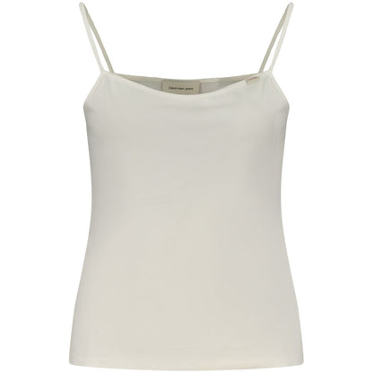 Calvin Klein Weißes Baumwoll-Tanktop für Damen