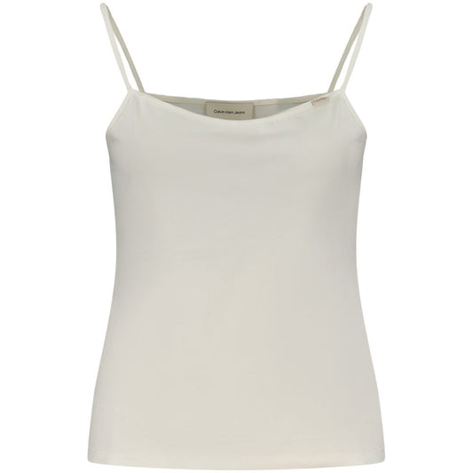 Calvin Klein Weißes Baumwoll-Tanktop für Damen