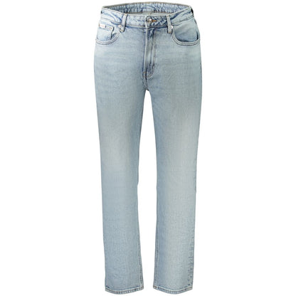 Calvin Klein Azzurro Baumwoll-Jeans für Damen