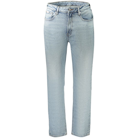 Calvin Klein Azzurro Baumwoll-Jeans für Damen