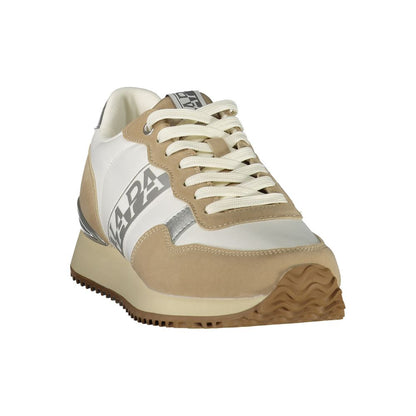 Napapijri Weiße Damen-Sneaker aus Polyester