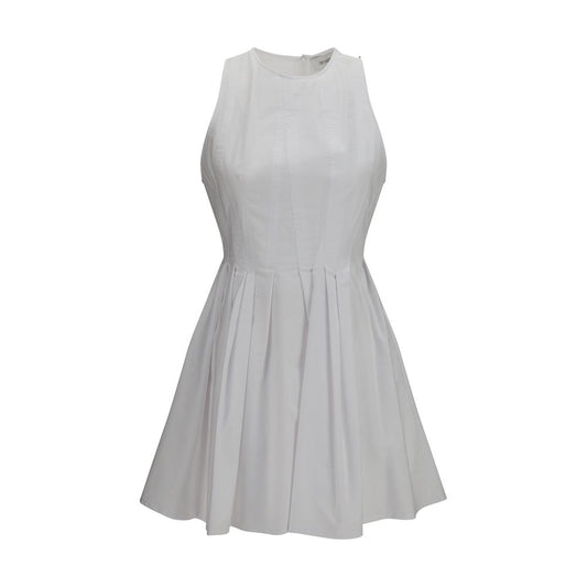 Max Mara Weißes Baumwoll-Freizeitkleid