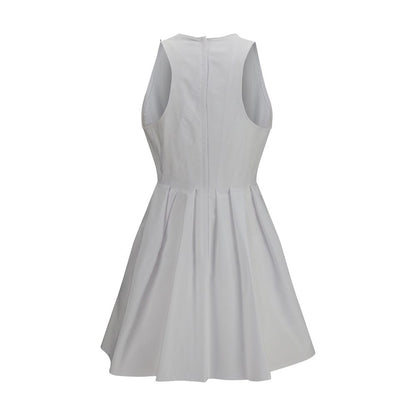 Max Mara Weißes Baumwoll-Freizeitkleid