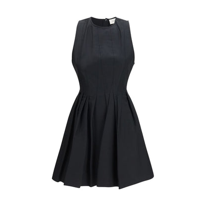 Max Mara Schwarzes Baumwoll-Freizeitkleid