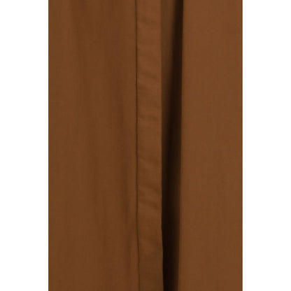 Max Mara Braunes Baumwollkleid für die Freizeit