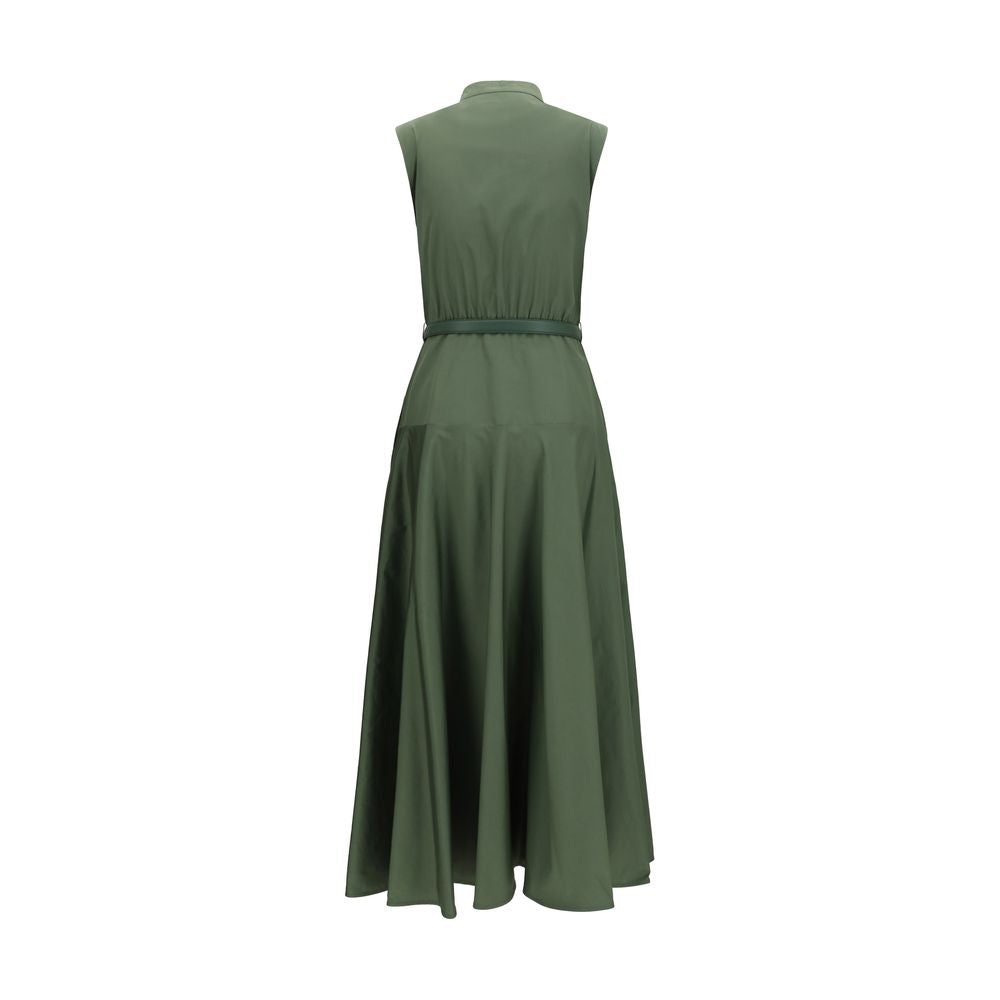 Max Mara Zweifarbige Baumwoll-Freizeitkleid