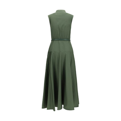 Max Mara Zweifarbige Baumwoll-Freizeitkleid
