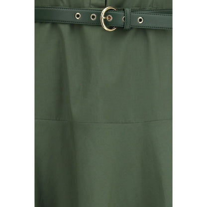 Max Mara Zweifarbige Baumwoll-Freizeitkleid