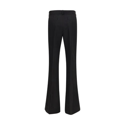Max Mara Schwarze Viskose Schlaghose