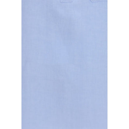 'S Max Mara Blaues Leinenhemd