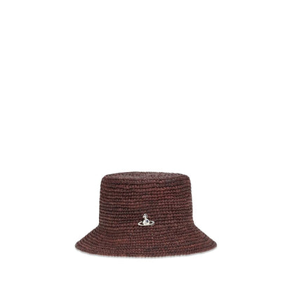 Vivienne Westwood Brauner Raffia-Hut