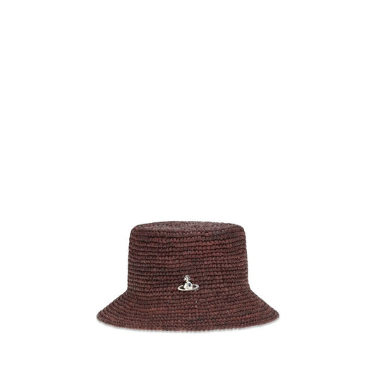 Vivienne Westwood Brauner Raffia-Hut