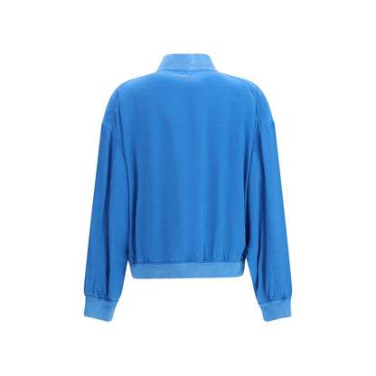 Versace Blaue Seidenkleidung