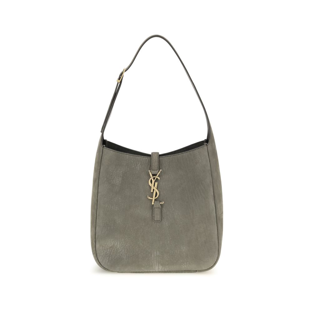Saint Laurent Graue Bos Taurus Kalbsleder Schultertasche