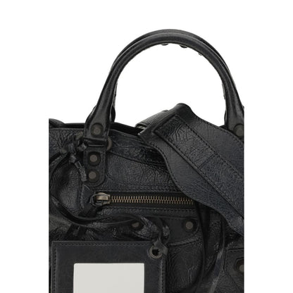 Balenciaga Schwarze Lammleder-Schultertasche