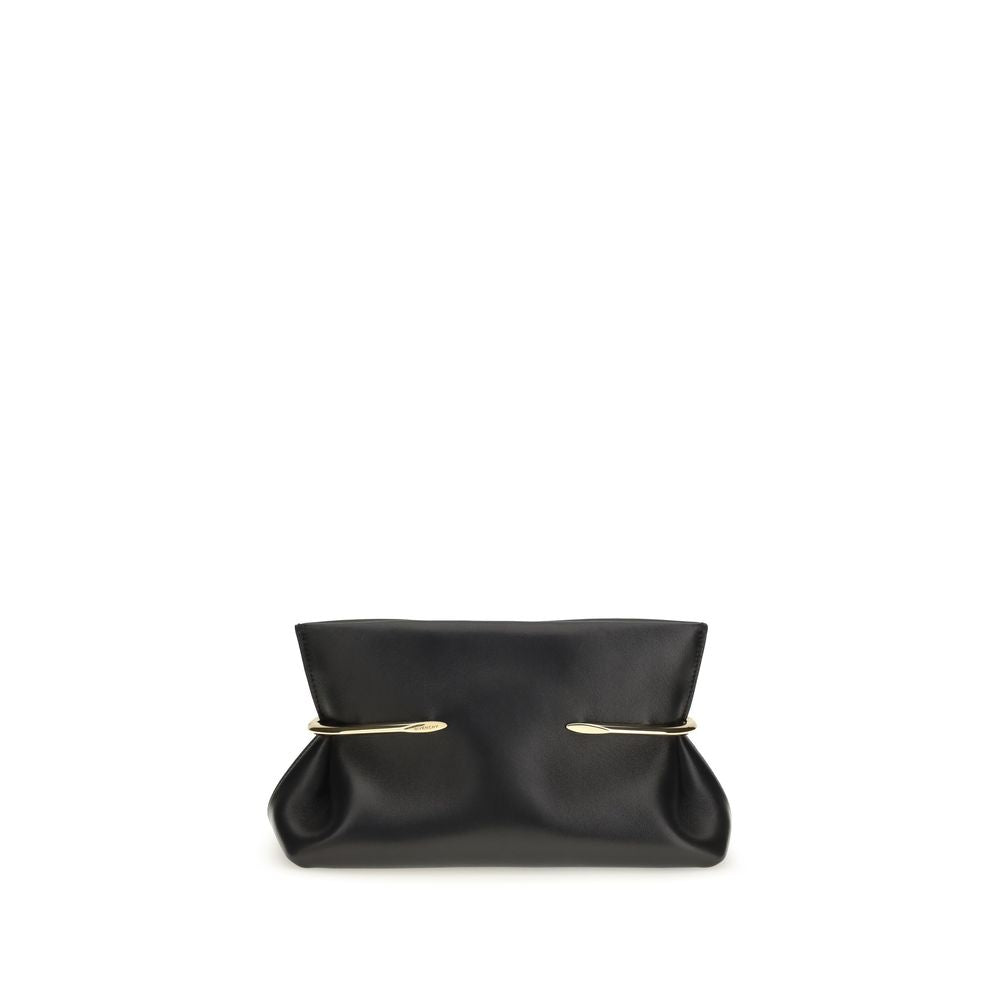 Givenchy Schwarze Clutch aus Nappaleder / Kalbsleder
