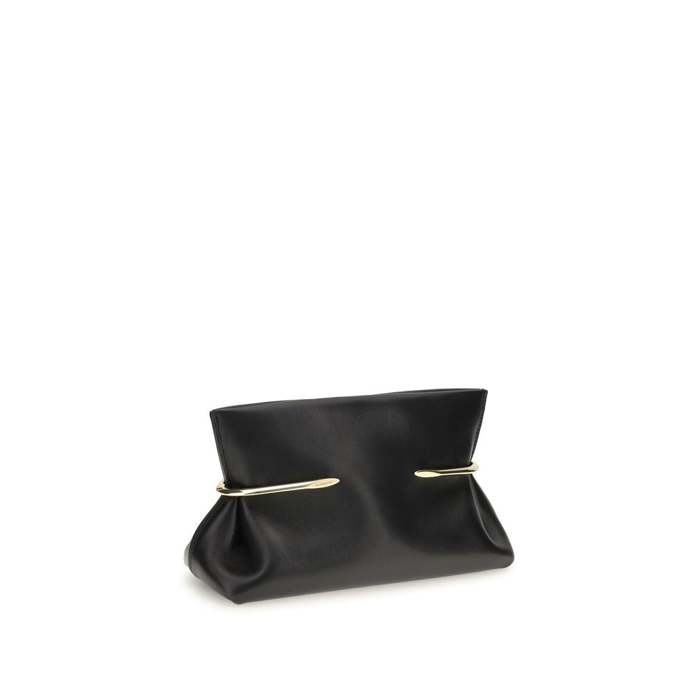 Givenchy Schwarze Clutch aus Nappaleder / Kalbsleder