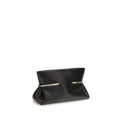 Givenchy Schwarze Clutch aus Nappaleder / Kalbsleder