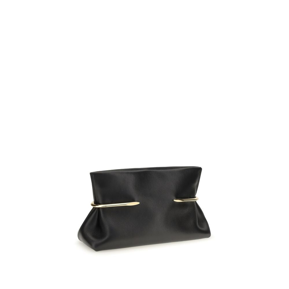 Givenchy Schwarze Clutch aus Nappaleder / Kalbsleder