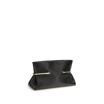 Givenchy Schwarze Clutch aus Nappaleder / Kalbsleder